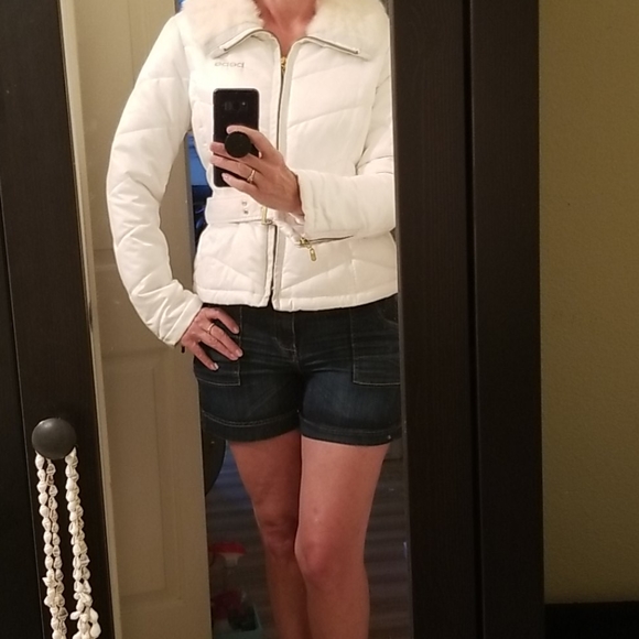 bebe Jackets & Blazers - Bebe jacket with fur collar